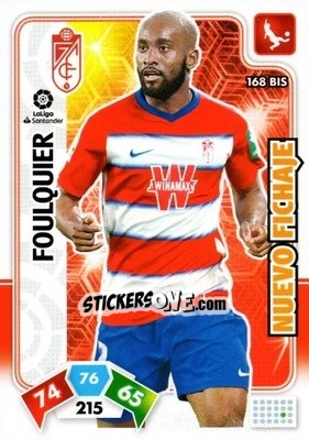 Sticker Foulquier - Liga Santander 2019-2020. Adrenalyn XL n. 168bis - Panini