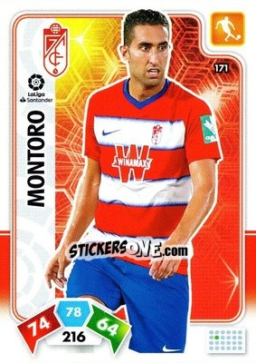 Sticker Montoro - Liga Santander 2019-2020. Adrenalyn XL n. 171 - Panini