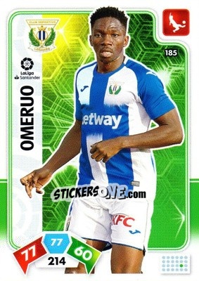 Sticker Omeruo - Liga Santander 2019-2020. Adrenalyn XL n. 185 - Panini