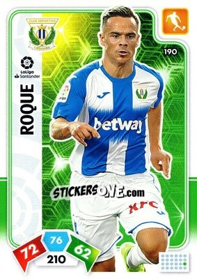 Cromo Roque - Liga Santander 2019-2020. Adrenalyn XL n. 190 - Panini
