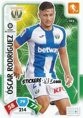 Figurina óscar Rodríguez - Liga Santander 2019-2020. Adrenalyn XL - Panini