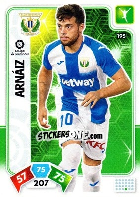 Cromo Arnáiz - Liga Santander 2019-2020. Adrenalyn XL n. 195 - Panini