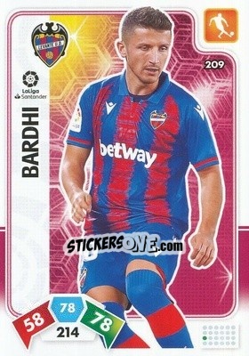 Sticker Bardhi - Liga Santander 2019-2020. Adrenalyn XL n. 209 - Panini