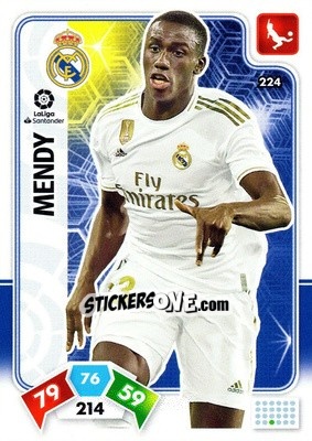 Sticker Mendy - Liga Santander 2019-2020. Adrenalyn XL n. 224 - Panini