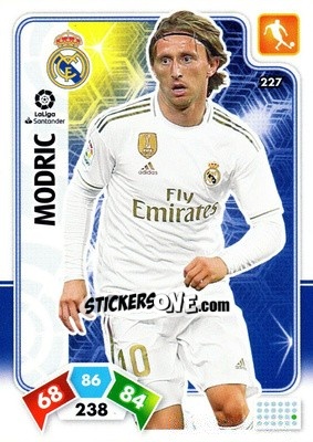 Sticker Modric - Liga Santander 2019-2020. Adrenalyn XL n. 227 - Panini