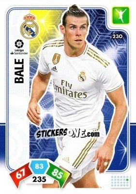 Sticker Bale - Liga Santander 2019-2020. Adrenalyn XL n. 230 - Panini