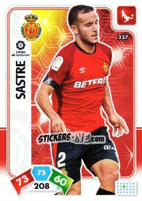 Sticker Sastre - Liga Santander 2019-2020. Adrenalyn XL n. 237 - Panini