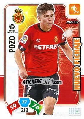 Sticker Pozo - Liga Santander 2019-2020. Adrenalyn XL n. 243bis - Panini