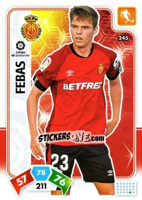 Sticker Febas - Liga Santander 2019-2020. Adrenalyn XL n. 245 - Panini