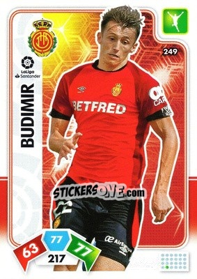 Sticker Budimir - Liga Santander 2019-2020. Adrenalyn XL n. 249 - Panini