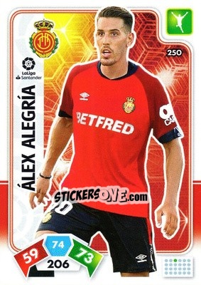 Sticker Álex Alegría - Liga Santander 2019-2020. Adrenalyn XL n. 250 - Panini
