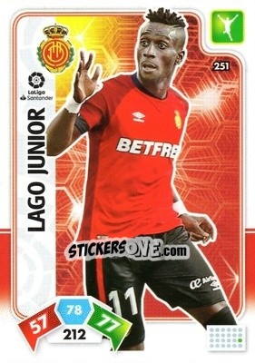 Sticker Lago Junior - Liga Santander 2019-2020. Adrenalyn XL n. 251 - Panini