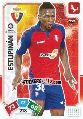 Sticker Estupiñán - Liga Santander 2019-2020. Adrenalyn XL n. 259 - Panini