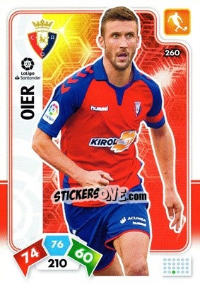 Sticker Oier - Liga Santander 2019-2020. Adrenalyn XL n. 260 - Panini