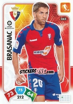 Sticker Brasanac - Liga Santander 2019-2020. Adrenalyn XL - Panini