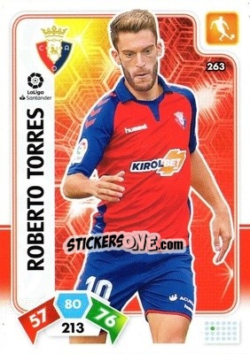 Sticker Roberto Torres - Liga Santander 2019-2020. Adrenalyn XL n. 263 - Panini