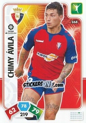 Sticker Chimy Ávila - Liga Santander 2019-2020. Adrenalyn XL n. 268 - Panini