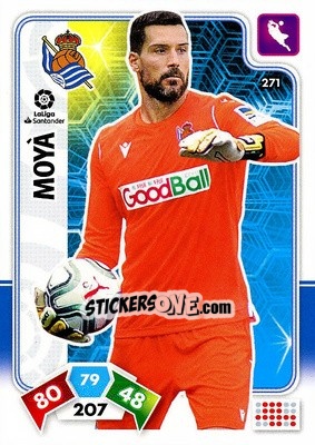 Cromo Moyá - Liga Santander 2019-2020. Adrenalyn XL - Panini