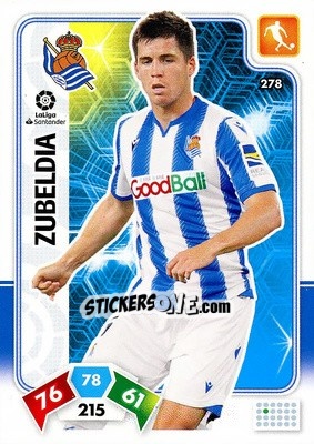 Sticker Zubeldia - Liga Santander 2019-2020. Adrenalyn XL n. 278 - Panini