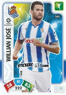Sticker Willian José - Liga Santander 2019-2020. Adrenalyn XL n. 285 - Panini