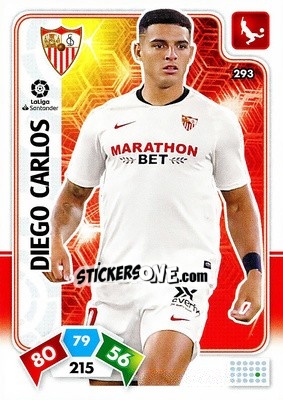 Sticker Diego Carlos - Liga Santander 2019-2020. Adrenalyn XL n. 293 - Panini