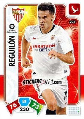 Sticker Reguilón - Liga Santander 2019-2020. Adrenalyn XL n. 295 - Panini