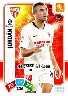Sticker Jordán - Liga Santander 2019-2020. Adrenalyn XL n. 297 - Panini