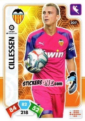 Sticker Cillessen - Liga Santander 2019-2020. Adrenalyn XL n. 307 - Panini