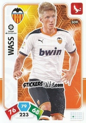 Figurina Wass - Liga Santander 2019-2020. Adrenalyn XL - Panini