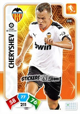 Sticker Cheryshev - Liga Santander 2019-2020. Adrenalyn XL n. 318 - Panini