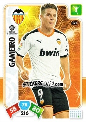Sticker Gameiro - Liga Santander 2019-2020. Adrenalyn XL n. 321 - Panini
