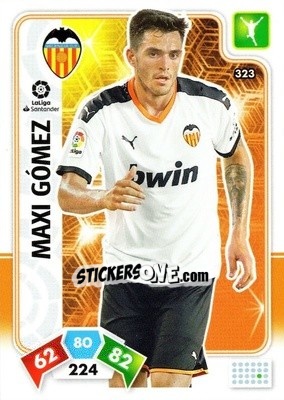 Sticker Maxi Gómez - Liga Santander 2019-2020. Adrenalyn XL n. 323 - Panini