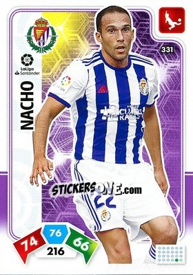 Sticker Nacho - Liga Santander 2019-2020. Adrenalyn XL n. 331 - Panini