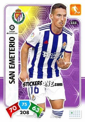 Sticker San Emeterio - Liga Santander 2019-2020. Adrenalyn XL n. 333 - Panini