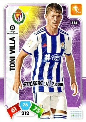 Sticker Toni Villa - Liga Santander 2019-2020. Adrenalyn XL n. 335 - Panini