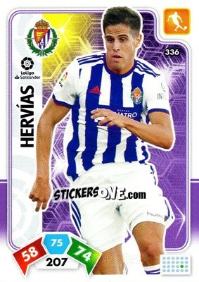 Cromo Hervías - Liga Santander 2019-2020. Adrenalyn XL - Panini