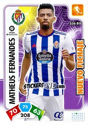 Sticker Matheus Fernandes - Liga Santander 2019-2020. Adrenalyn XL n. 336bis - Panini