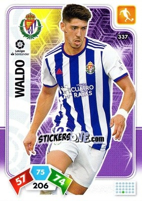 Sticker Waldo - Liga Santander 2019-2020. Adrenalyn XL n. 337 - Panini