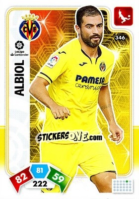 Sticker Albiol - Liga Santander 2019-2020. Adrenalyn XL n. 346 - Panini