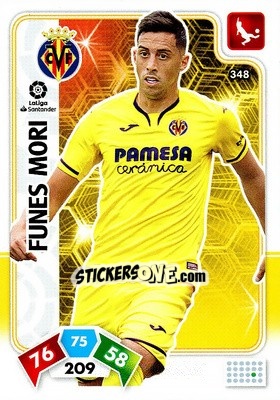 Sticker Funes Mori - Liga Santander 2019-2020. Adrenalyn XL n. 348 - Panini