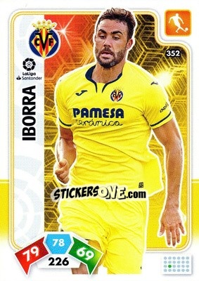 Sticker Iborra - Liga Santander 2019-2020. Adrenalyn XL n. 352 - Panini