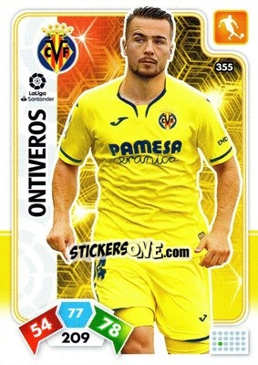 Cromo Ontiveros - Liga Santander 2019-2020. Adrenalyn XL - Panini