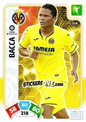 Sticker Bacca - Liga Santander 2019-2020. Adrenalyn XL n. 358 - Panini