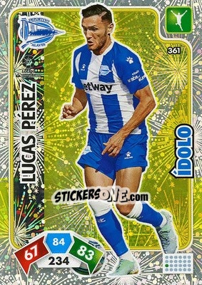 Sticker Lucas Pérez - Liga Santander 2019-2020. Adrenalyn XL n. 361 - Panini
