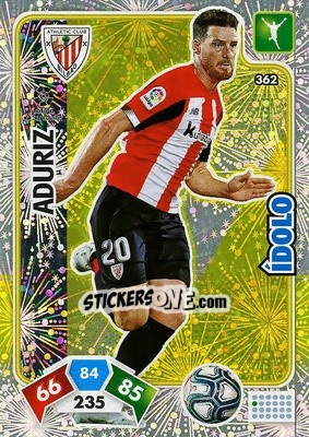 Sticker Aduriz - Liga Santander 2019-2020. Adrenalyn XL n. 362 - Panini