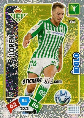 Figurina Loren - Liga Santander 2019-2020. Adrenalyn XL n. 365 - Panini