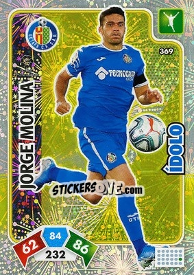 Cromo Jorge Molina - Liga Santander 2019-2020. Adrenalyn XL - Panini