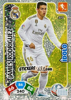 Sticker James Rodríguez - Liga Santander 2019-2020. Adrenalyn XL - Panini