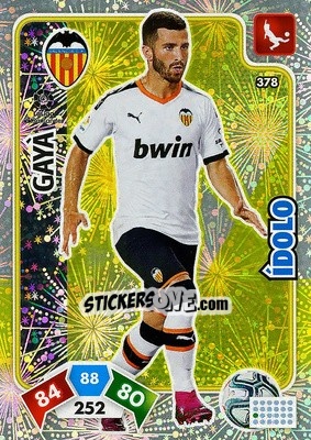 Sticker Gayá - Liga Santander 2019-2020. Adrenalyn XL n. 378 - Panini