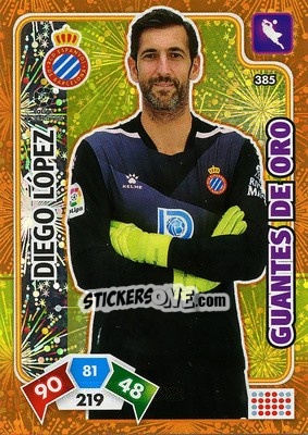 Sticker Diego López - Liga Santander 2019-2020. Adrenalyn XL n. 385 - Panini